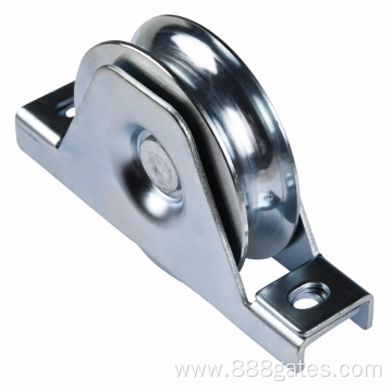 Steel single bearing wheel with internal bracket